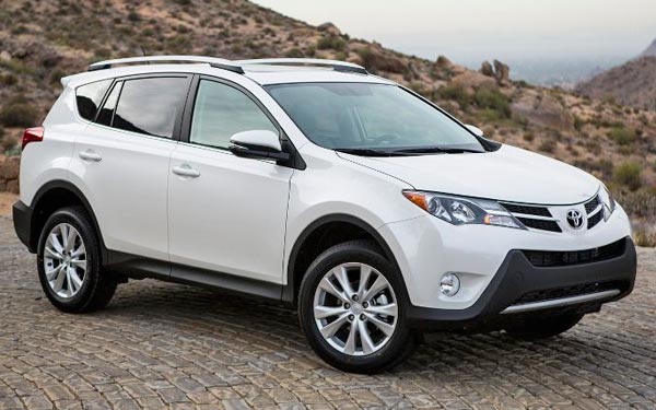 2013 toyota rav4 limited white