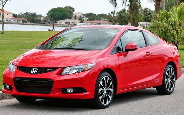2013 honda civic si coupe red