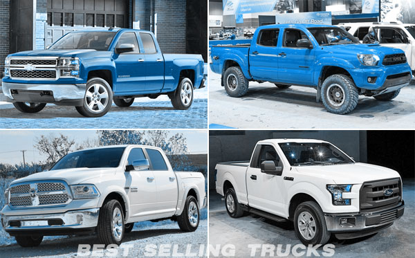 top 5 best selling pickup trucks usa