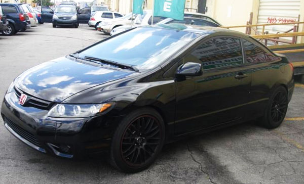 <strong>2007 HONDA CIVIC EX - Asking Price: $6,900</strong> - Incredibly, this Civic 1.8L, black color, coupe, with automatic transmission and black sports alloy wheels, has only <span class='u'>55k miles</span>, virtually it has more than 70% of remaining life and could be yours for less than $7000. If you are interested in this black Civic EX 2007, it is for sale in <span class='u'>Hialeah Gardens, Forida</span> by AmeriFirst Auto Center dealership, and you can contact them at 888-254-9881.