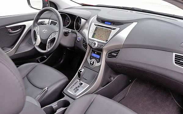 Interior, Seats, Dashboard, Cab: Hyundai Elantra Coupe 2013