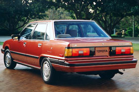 <strong>Toyota Camry 1982.</strong> This is the first Camry that arrived in America in 1982 known as the Toyota V20.