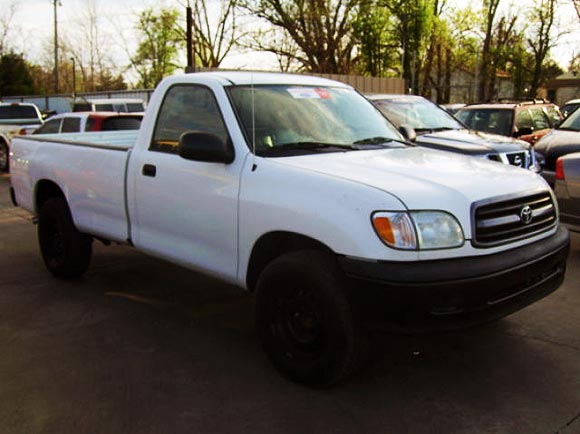 <strong>Cheapest Toyota Tundra 2002 for sale.</strong> This is the most affordable Tundra '02 you can find at the moment of publishing this article. It has <span class='u'>247k miles</span> and is offered in <strong>Oklahoma City, Oklahoma</strong> by A & G Auto Inc. car dealer. <strong>Price asking: </strong> <span class='u'>$4,995</span>. If you are interested, please give them a phone call at <span class='u'>888-699-2092</span> for more information.