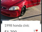 1999 Honda Civic under $2000 in Nevada