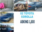 Corolla was SOLD for only $1500...!