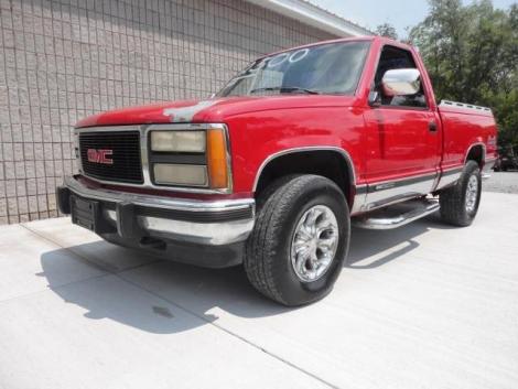 Cheap Pickup Truck in TN Under $3000 - GMC Sierra 1500 SLE &#39;93 (Red) - 0