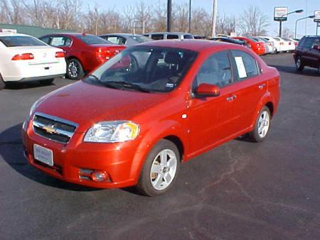 2008 Chevrolet Aveo used sedan Red