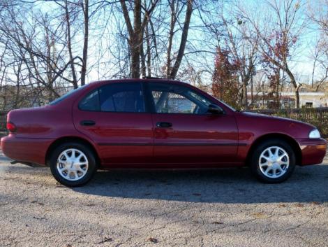 1993 Geo Prizm used sedan Red