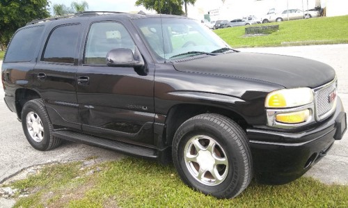  03 GMC Yukon Denali SUV Under 5K South FL By Owner Black Autopten