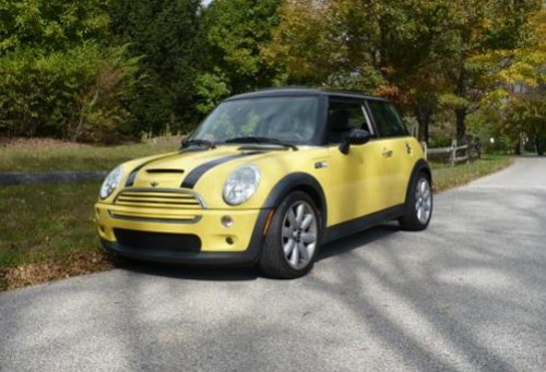 Yellow Mini Cooper S for sale in Indiana IN Main picture