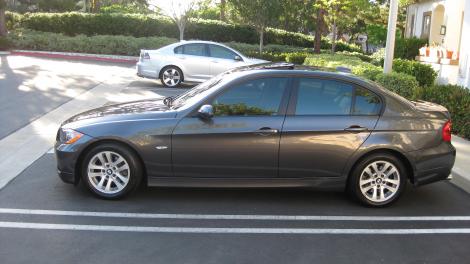 Gray Bmw In California. Charcoal Gray BMW 325 i for