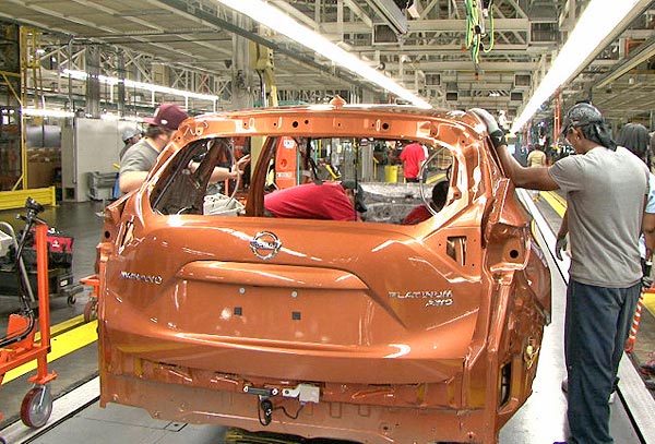 murano manufacturing nissan plant canton MS
