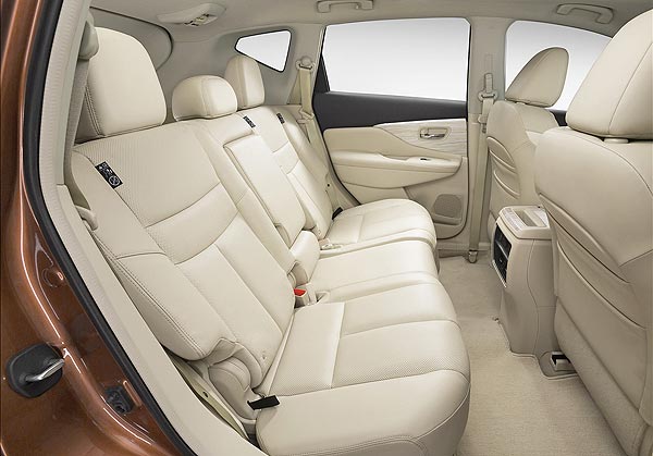 rear seats beige color leather