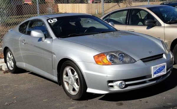 2003 Hyundai Tiburon GT V6 Silver