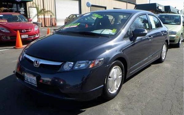 2007 honda civic hybrid black CA