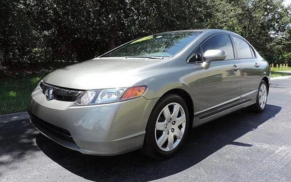 2007 honda civic lx tan