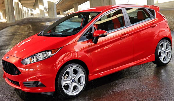 2014 ford fiesta st red