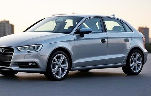 white audi A3 2014 sedan
