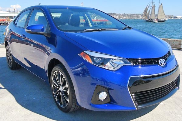 blue corolla 2015 S premium beach