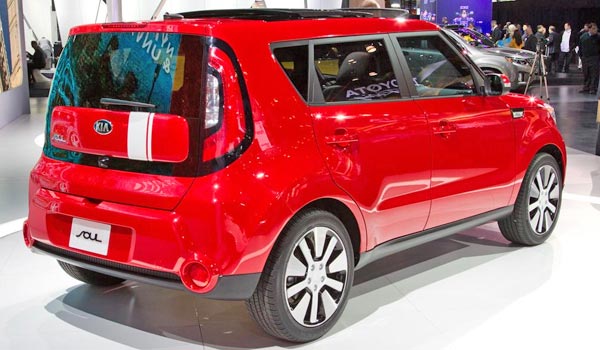 kia soul 2014 rear view