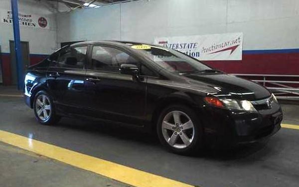 black civic ex 2007 under 5000