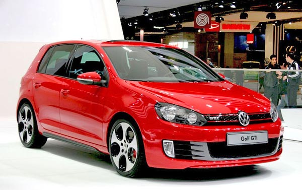 VW GTI red