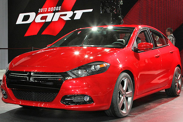 2013 Dodge Dart Red Front Exhibit