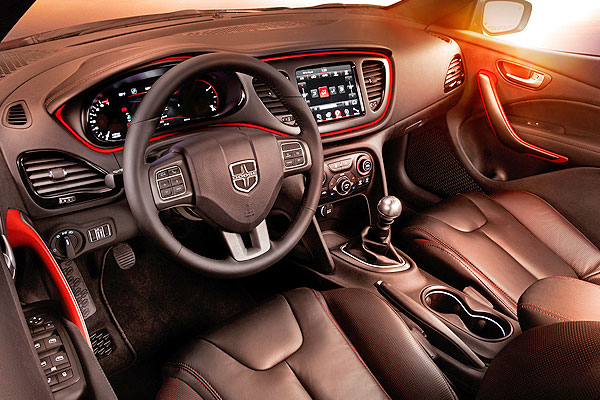 Front Interior 2013 Dodge Dart