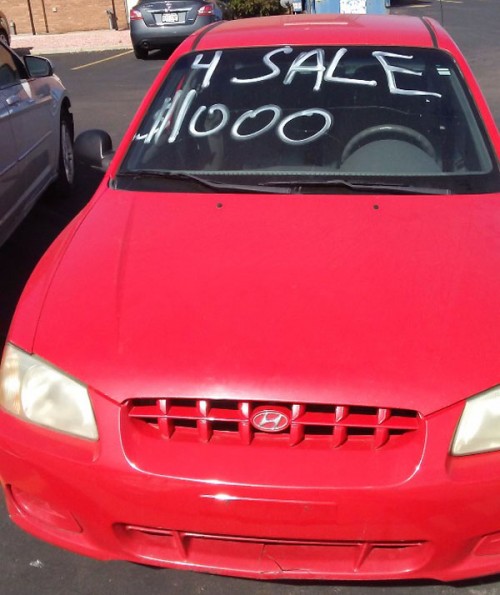 Cheap 1K Car Colorado Springs, CO (Hyundai Accent GL '02 )