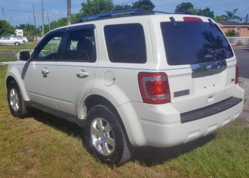 '12 Ford Escape Limited SUV Miami, FL 33147 Under $9K (White