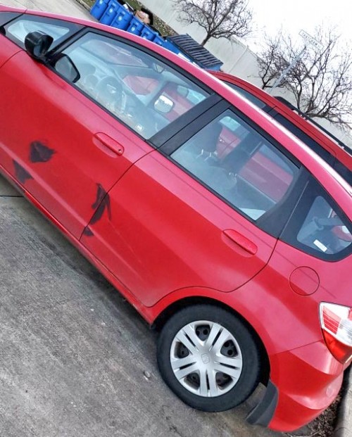 �09 Honda Fit (Red) By Owner 1000 or Less in Champaign
