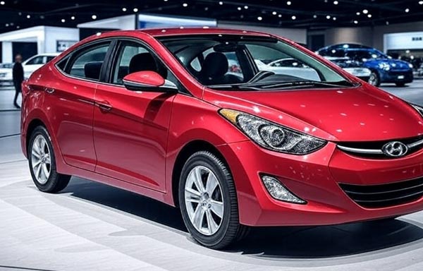 Hyundai Elantra 2013 picture side view silver