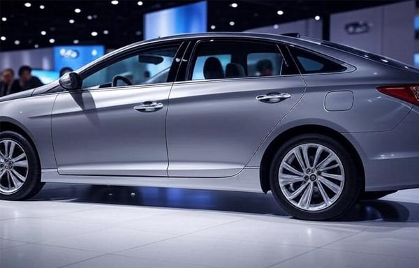 Hyundai Sonata 2013 picture side view silver