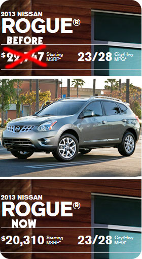 Nissan has the most competitive prices at this moment for those interested in buying a new car