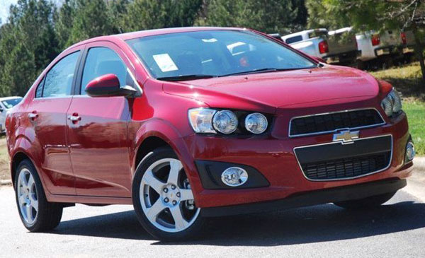 Chevrot Sonic Sedan At Dealership